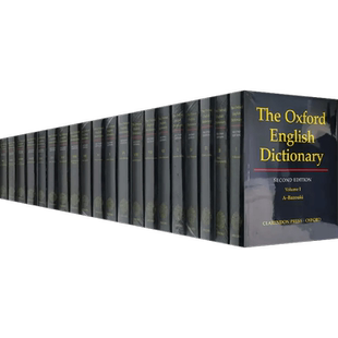 现货 The Oxford English Dictionary: 20 Volume Set 牛津英语词典:20卷套 9780198611868 牛津大辞典 词典
