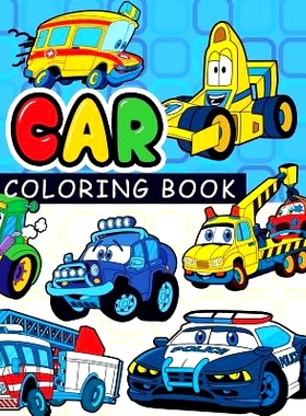 预订 Car coloring book: On The Road Cars & More Transportation (Coloring Books For Kids): 9781543129595