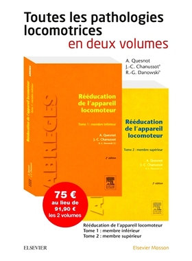 预订 Rééducation de l’appareil locomoteur : deux volumes 肌肉骨骼系统的康复：两卷: 9782294765643