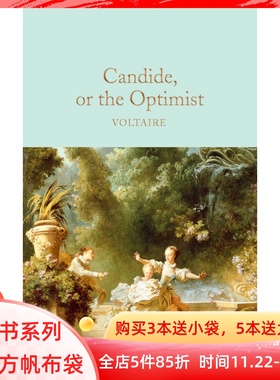 老实人 伏尔泰 Collectors Library系列 精装收藏小金书 Francois Voltaire 英文原版 Candide, or The Optimist