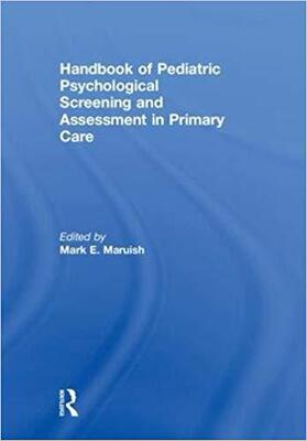【预订】Handbook of Psychological Pediatric Screening and Assessment in Primary Care