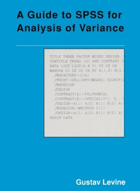 【预订】A Guide to SPSS for Analysis of Variance