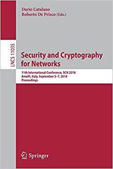 【预售】Security and Cryptography for Networks
