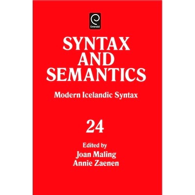 预订 Modern Icelandic Syntax 现代冰岛语语法: 9780126061055