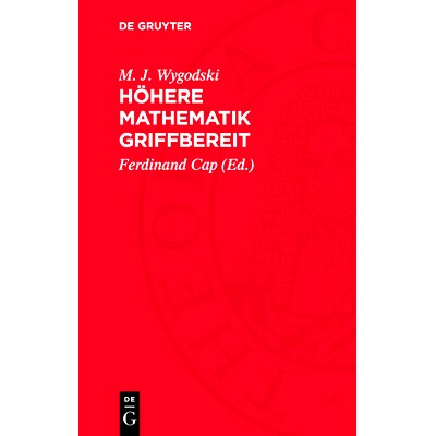 预订 Höhere Mathematik griffbereit: 9783112767320