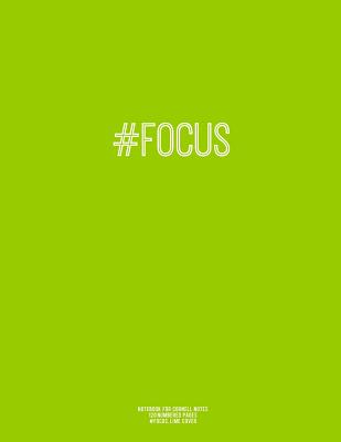 预订 微瑕清仓Notebook for Cornell Notes, 120 Numbered Pages, #FOCUS, Lime Cover: For Taking Cornell Notes, Perso...