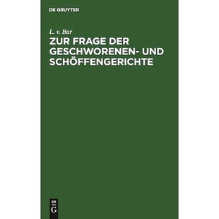 der Frage Geschworenen und 9783111228907 预订 Schöffengerichte Zur