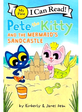 预订 Pete the Kitty and the Mermaid’s Sandcastle: 9780063096103
