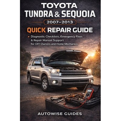 预订 Toyota Tundra & Sequoia 2007-2013 Quick Repair Guide: Diagnostic Checklists, Emergency Fixes & Repair Manual Suppor