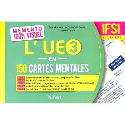 预订 L’UE 3 en 150 cartes mentales, IFSI : mémento 100 % visuel 150 张思维导图中的 EU 3，IFSI：* 视觉提醒: 97823116