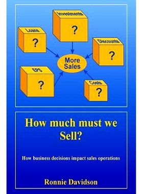 预订 How Much Must We Sell?: Understanding the relationship between spend and the impact on extra sales. Can we pay for