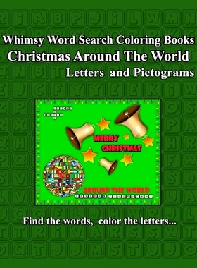 预订 Whimsy Word Search, Christmas Around the World, Letters and Pictograms: 9781723810589