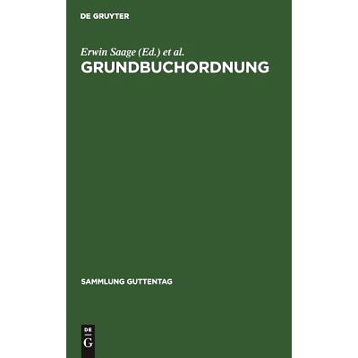 Nebst Ausführungsverordnung, Grundbuchv
