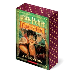 刷边版 Fire Potter 哈利·波特与火焰杯 平装 and J.K.罗琳 哈迷收藏礼品 Goblet 预售 英文原版 the Harry