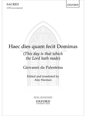 预订 Haec dies quam fecit Dominus 这是主造的日子: 9780193533974