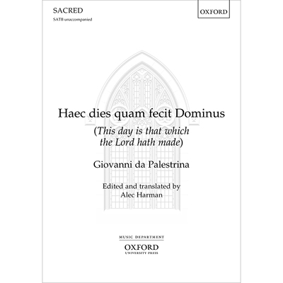 预订 Haec dies quam fecit Dominus 这是主造的日子: 9780193533974