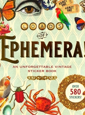 预订 Loads of Ephemera Sticker Book: 9781441338358