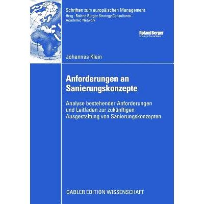 预订 Anforderungen an Sanierungskonzepte: Analyse bestehender Anforderungen und Leitfaden zur zukünftige Ausgestaltung