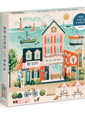 预订 Beside the Sea 500 Piece Puzzle 海边500片拼图: 9780735376878