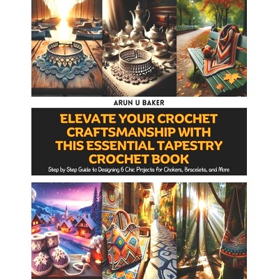 预订 Elevate Your Crochet Craftsmanship with this Essential Tapestry Crochet Book: Step by Step Guide to Designing 6 Chi