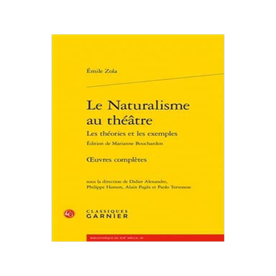 [预订]Le Naturalisme Au Theatre: Oeuvres Completes 9782406083306