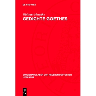 veranschaulicht nach Form 预订 Strukturwandel Goethes und 9783112709467 Gedichte