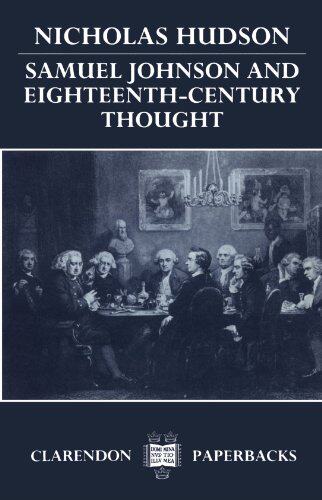 【预订】Samuel Johnson and Eighteenth-Century Thought