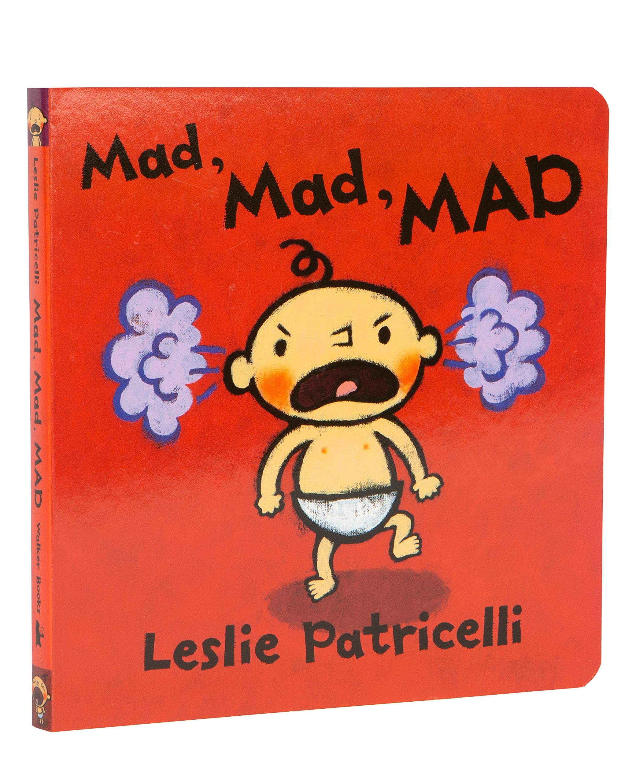 毛孩系列 纸板书 培养宝宝行为习惯 生气了怎么办 leslie patricelli