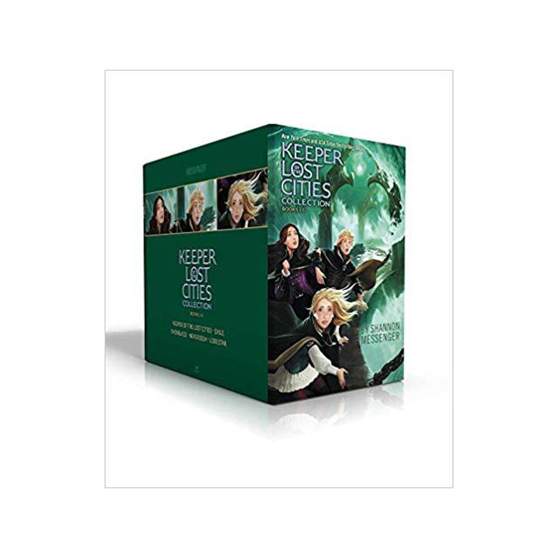 英文原版 失落城市的守护者1-5套装 儿童冒险小说 中年级读物 Keeper of the Lost Cities Collection by Shannon Messenger