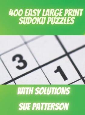 [预订]400 Easy Large Print Sudoku Puzzles: Hours of Fun with these Brain Games for All Ages - With Solutio 9798549240643