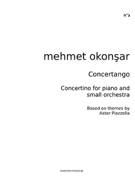 预订 Concertango: Concertino for piano and small orchestra: 9781489527998