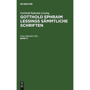 Schriften Bd. Gelss Lessings 9783112338797 Sämmtl. Muncher 预订