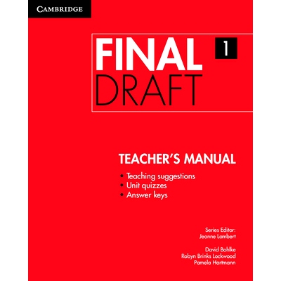 预订 Final Draft Level Teacher’s Manual: 9781107495388