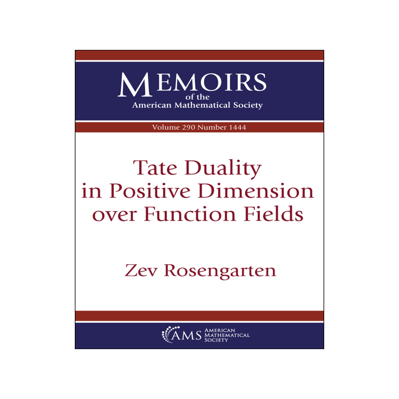 预订 Tate Duality in Positive Dimension over Function Fields