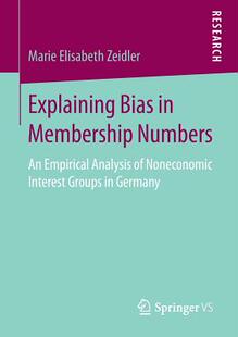 【预订】Explaining Bias in Membership Numbers