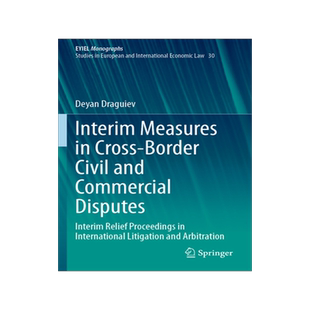 预订 Interim Measures in Cross-Border Civil and Commercial Disputes