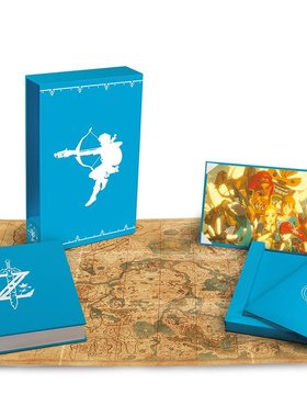 塞尔达传说荒野之息精装收藏版 地图紫色玻璃球复制品 游戏设定集 The Legend of Zelda Breath of the Wild 英文原版