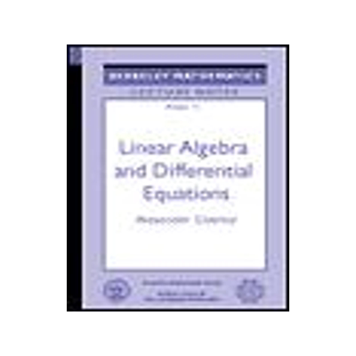 预订 []Linear Algebra and Differential Equations 9780821828502