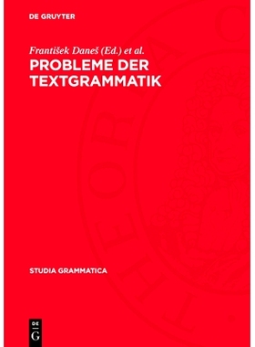 预订 Probleme der Textgrammatik: 9783112709566