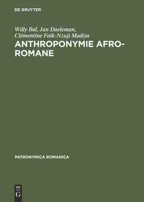 【预订】Anthroponymie afro-romane 9783484555044