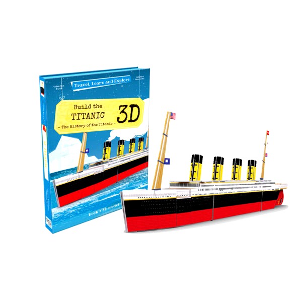 现货 Build the Titanic 3D模型建造手工书 泰坦尼克号 英文原版立体书