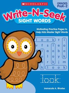 【预订】Write-N-Seek: Sight Words: Motivating Practice Pages to Help Kids Master Sight Words