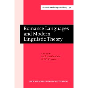 预订 Romance Languages and Modern Linguistic Theory. Selected papers from the XX Linguistic Symposium on Romance Languag