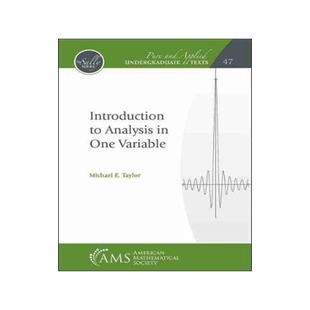[预订]Introduction to Analysis in One Variable 9781470456689