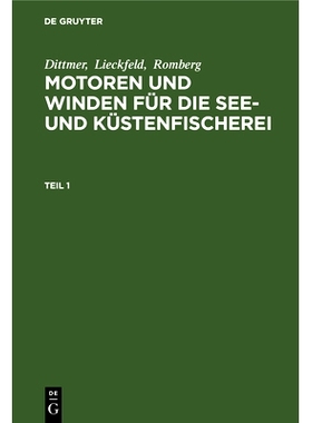 预订 Dittmer: Motoren Winden T. 1 Mws: 9783486740288