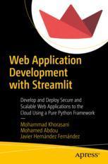 【预订】Web Application Development with Streamlit 9781484281109