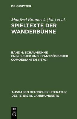 【预订】Schau-Bühne englischer und frantzösischer Comoedianten (1670) 9783110040012