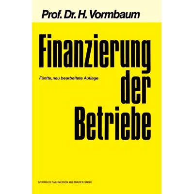 预订 Finanzierung der Betriebe: 9783409372114