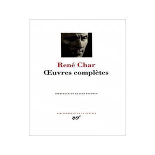 [预订]Œuvres complètes de René Char 9782070110650