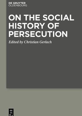 [预订]On the Social History of Persecution 9783110789669